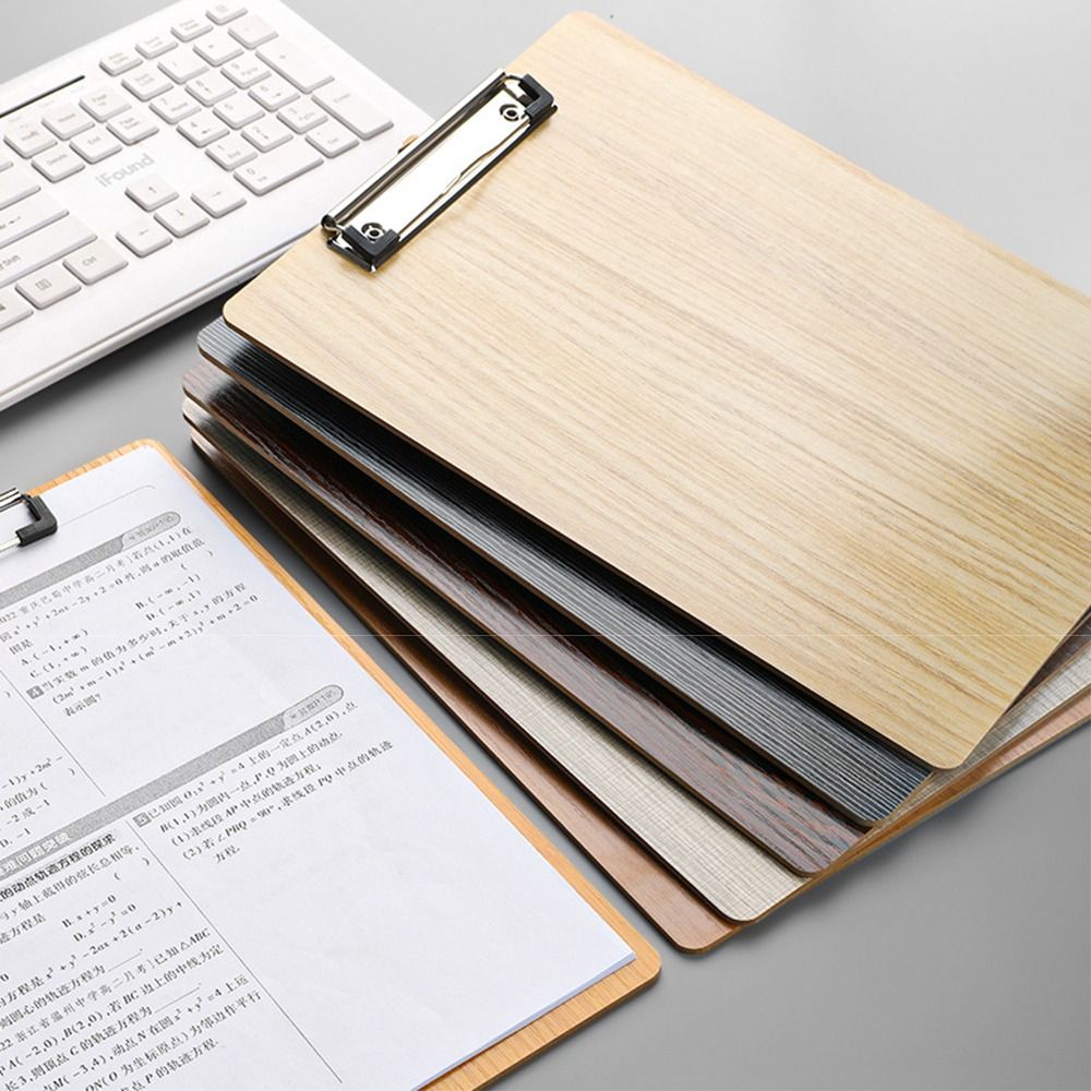 File Folder Hanging - Wooden A4 Memo Folder Hardboard Heavy-Duty