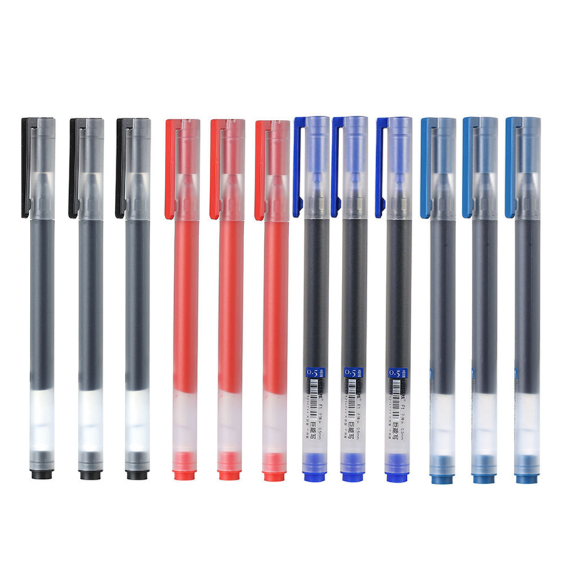 Stationery Supply Business - 12/6 Cái/lốc Bút Gel 0.5MM Mực