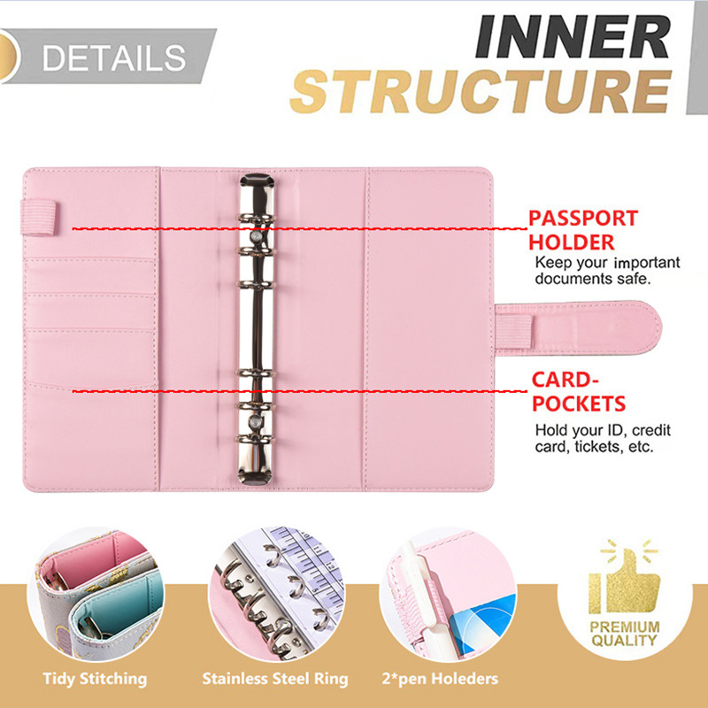 3 Styles A6 Fabric Butterfly B - đánh giá và giá Planner Weekly Budget