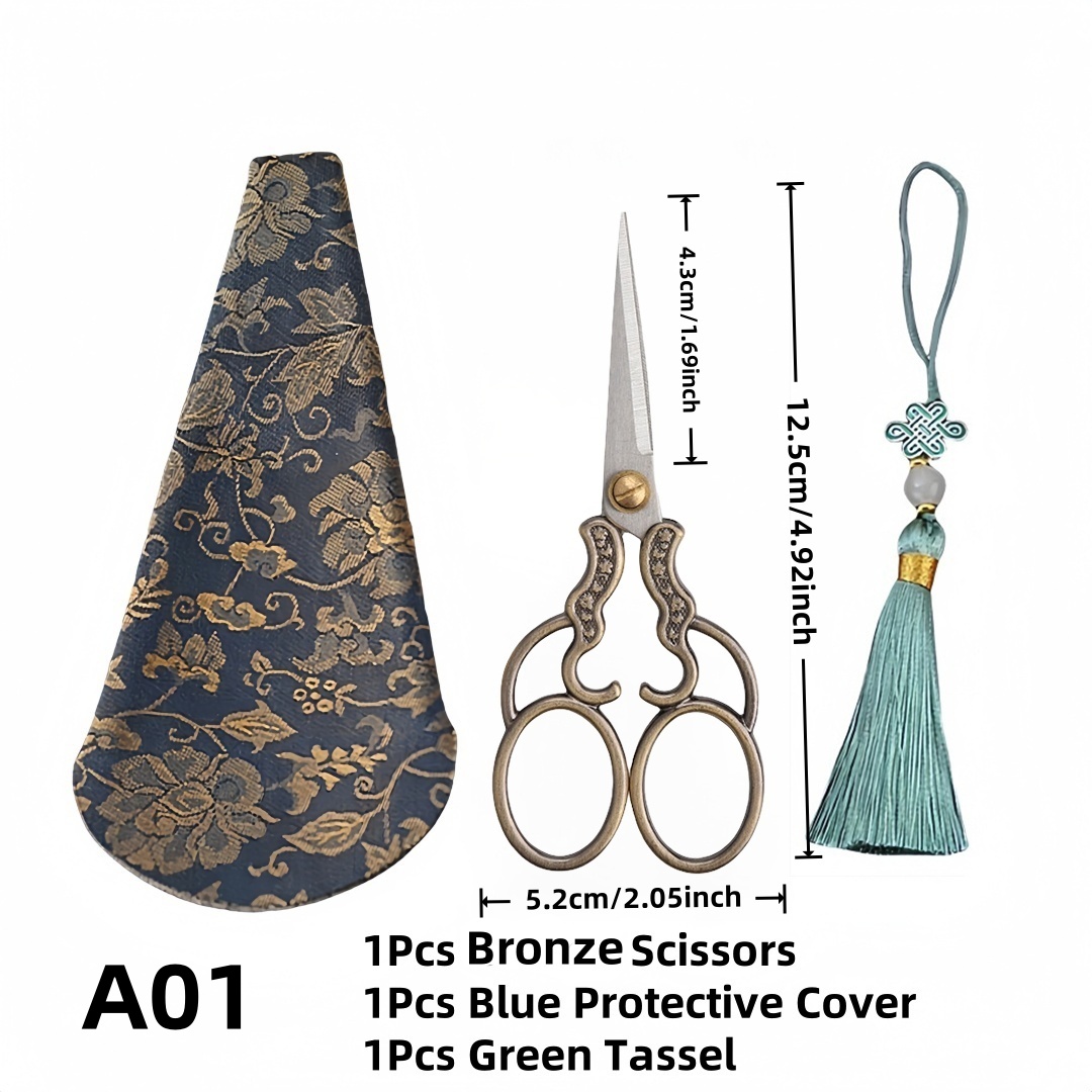 Vintage Sewing Scissors 3Pcs S - đánh giá và giá Scissors Stainless Craft