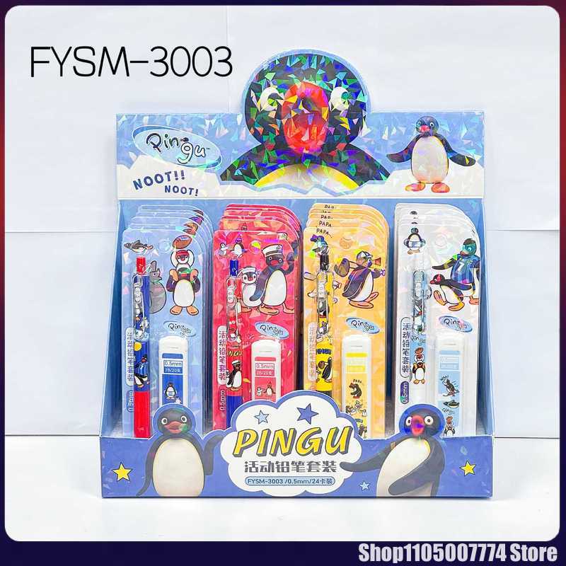 4/24pcs Kawaii Pingu Mechanica - đánh giá và giá Mechanical Pencil Lead