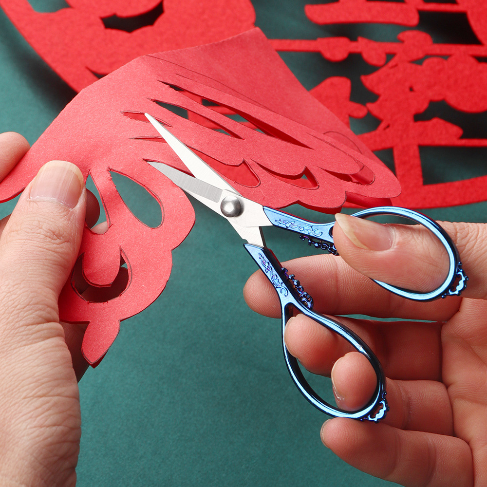 Retro Cross Stitch Kéo Cổ Bền  - đánh giá và giá Scissors Stainless Craft