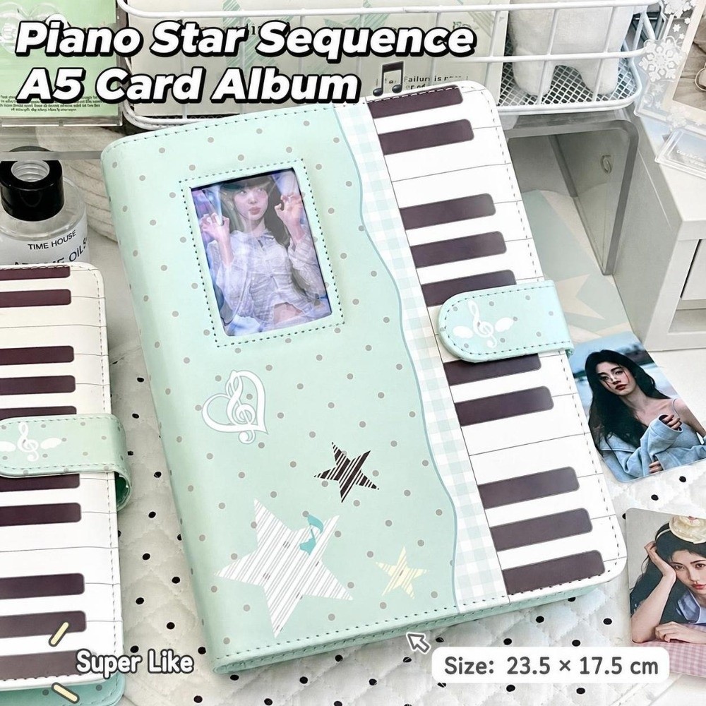 Polka Dot Piano Binder Noteboo - đánh giá và giá Notebook Dotted A5