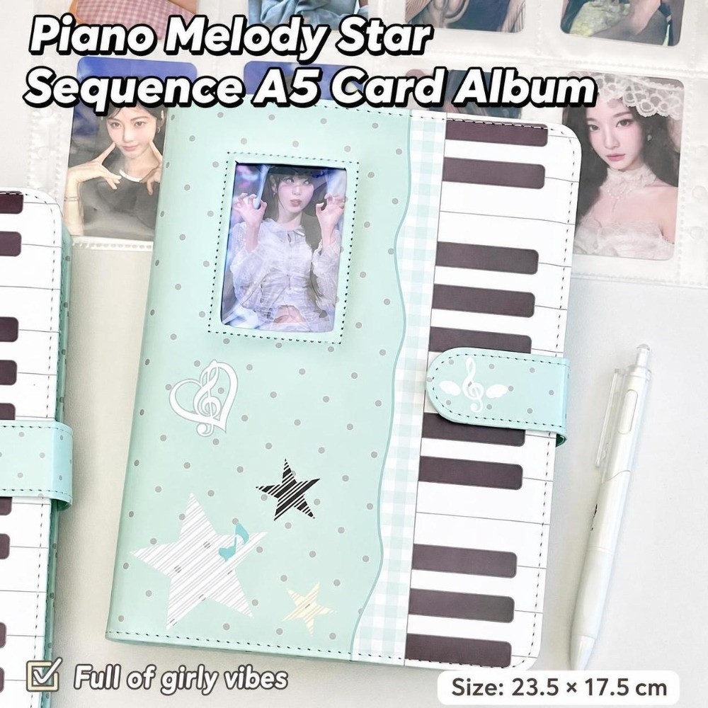 Polka Dot Piano Binder Noteboo - đánh giá và giá Notebook Dotted A5