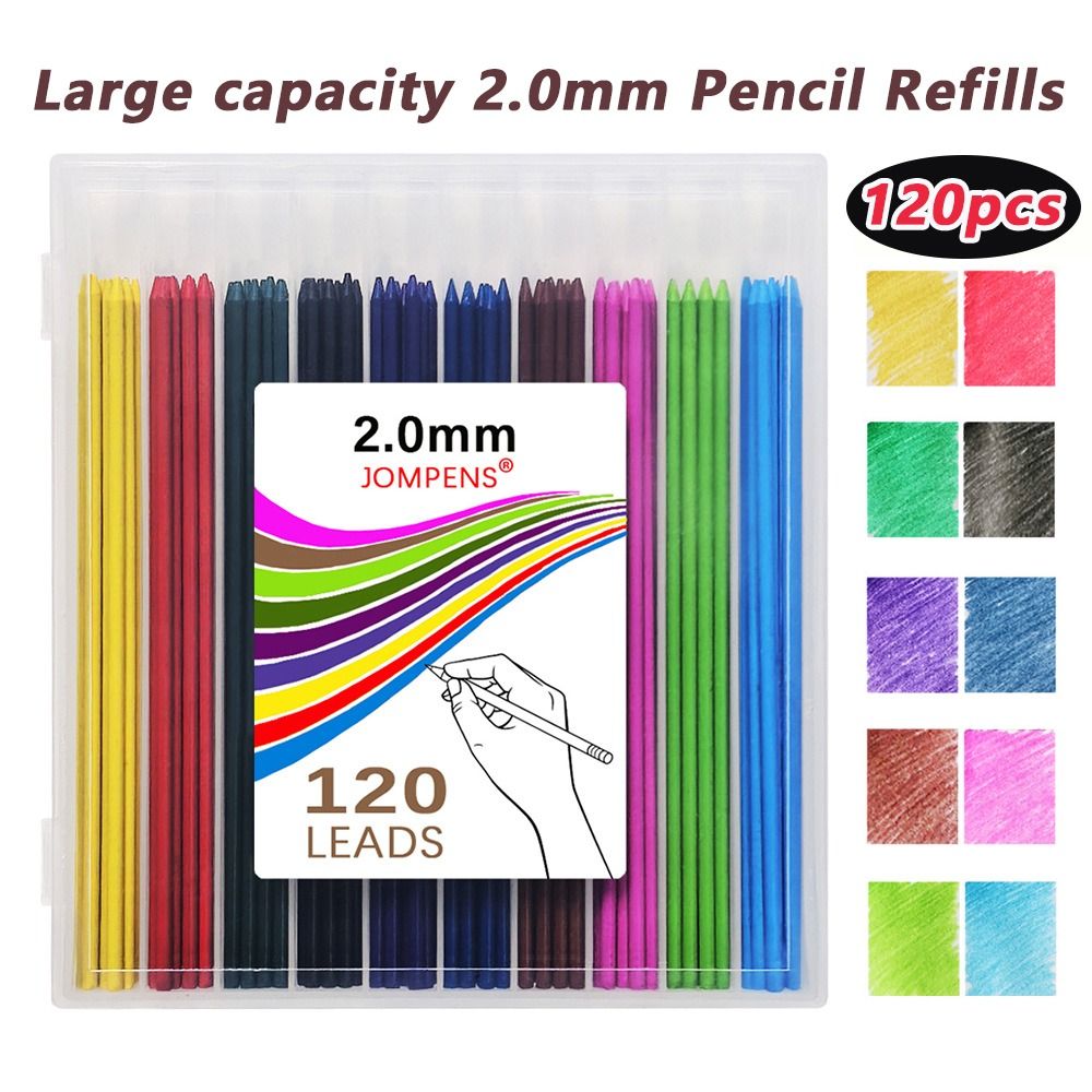 120pcs 2.0mm Lead Pencil Refil - đánh giá và giá Mechanical Pencil Lead