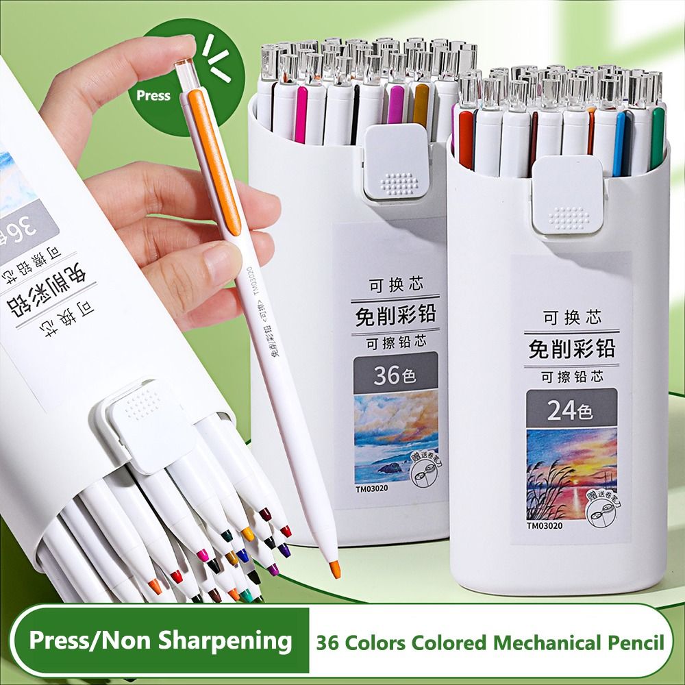 Non Sharpening Colored Pencil  - đánh giá và giá Mechanical Pencil Lead