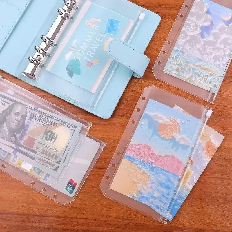 6-24PCS A6 6-Hole Zipper Binde - đánh giá và giá Planner Weekly Budget