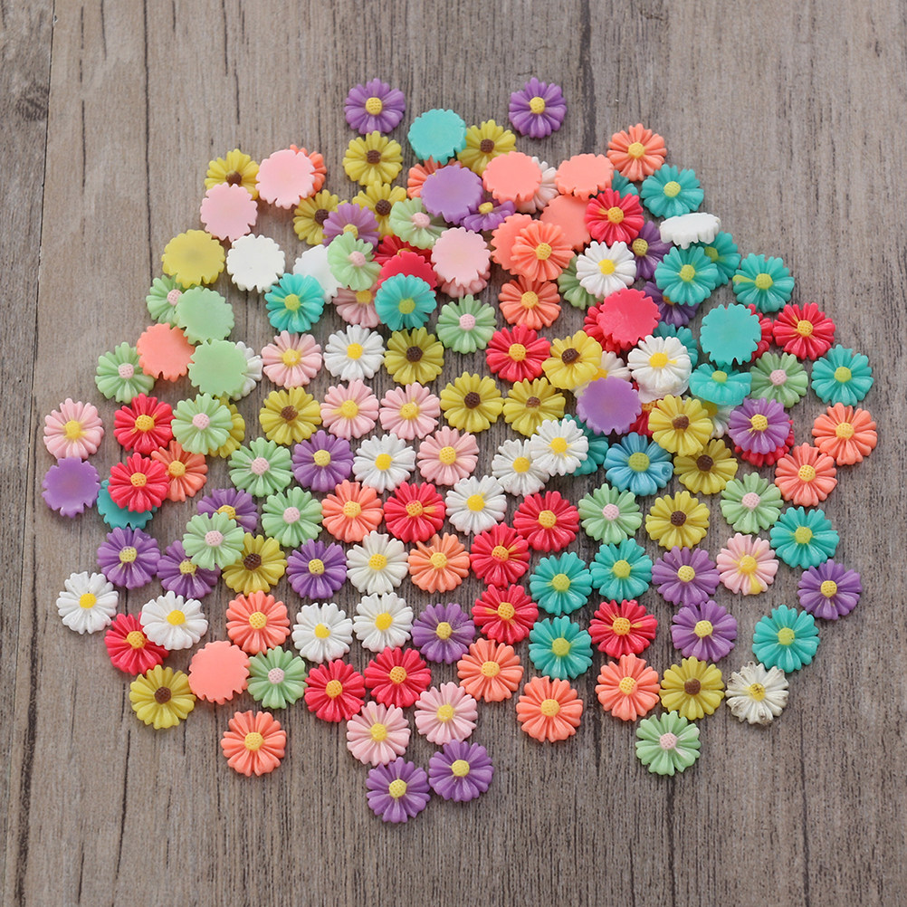 200Pcs 13Mm Resin Daisy Flower - đánh giá và giá Ideal Stationery & Office Supply