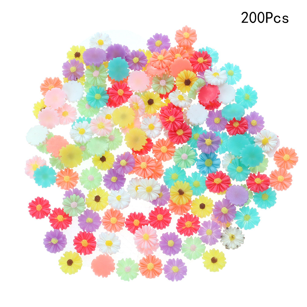 200Pcs 13Mm Resin Daisy Flower - đánh giá và giá Ideal Stationery & Office Supply