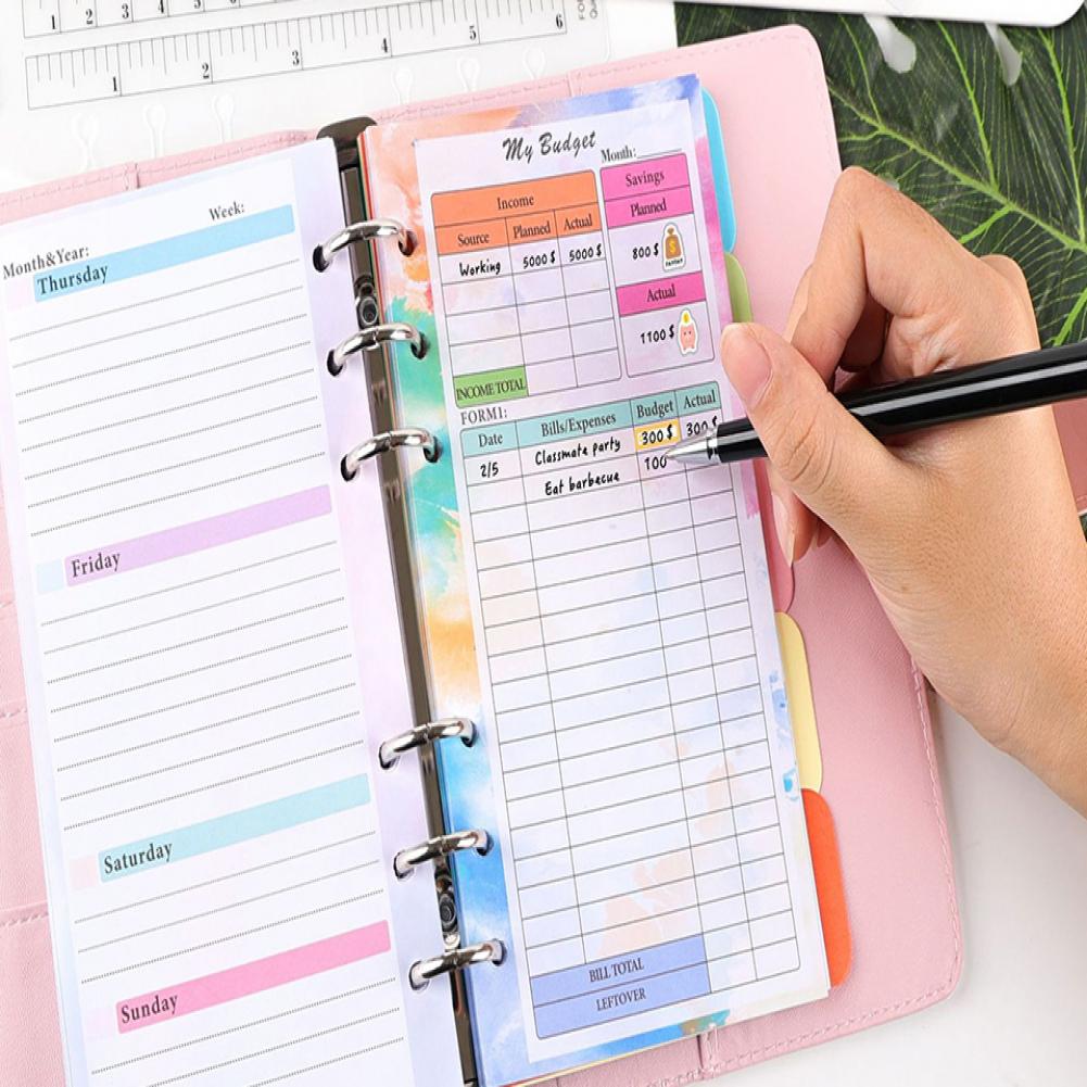 A6 Budget Planner Refill Kit 8 - đánh giá và giá Planner Weekly Budget