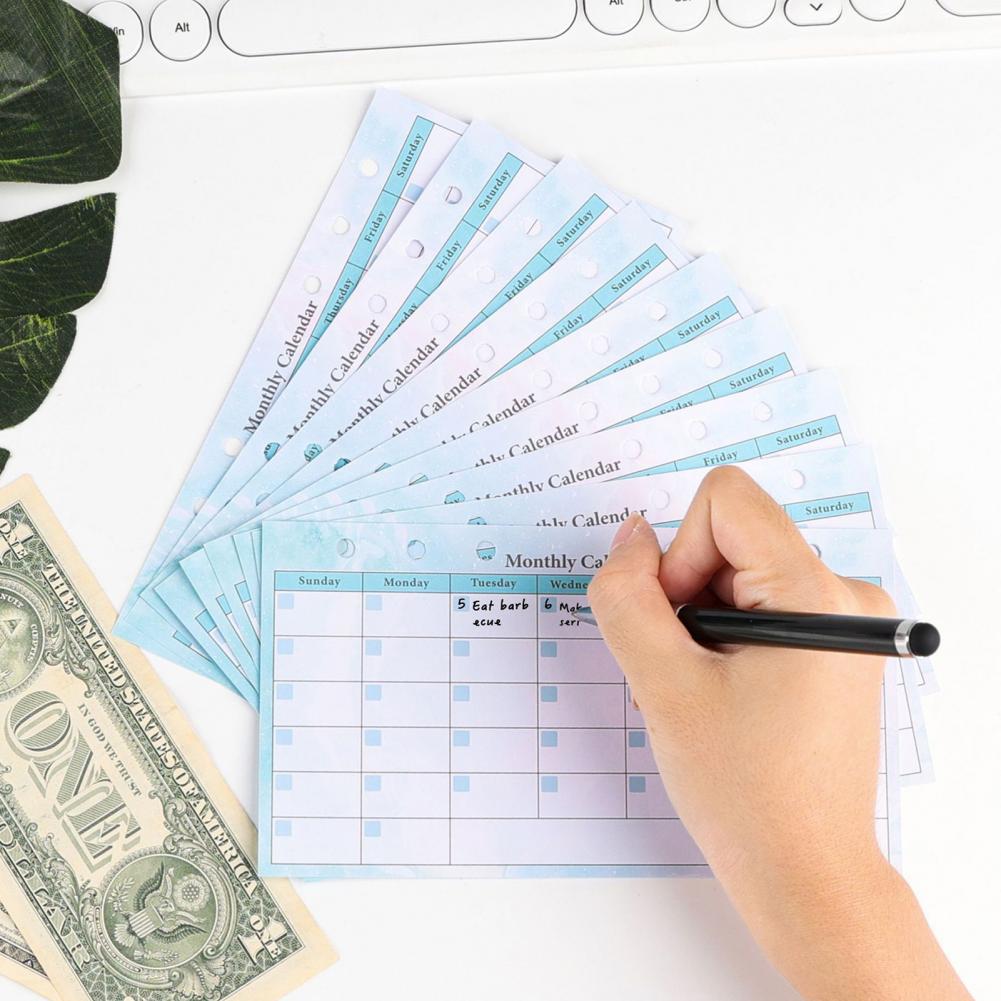 A6 Budget Planner Refill Kit 8 - đánh giá và giá Planner Weekly Budget