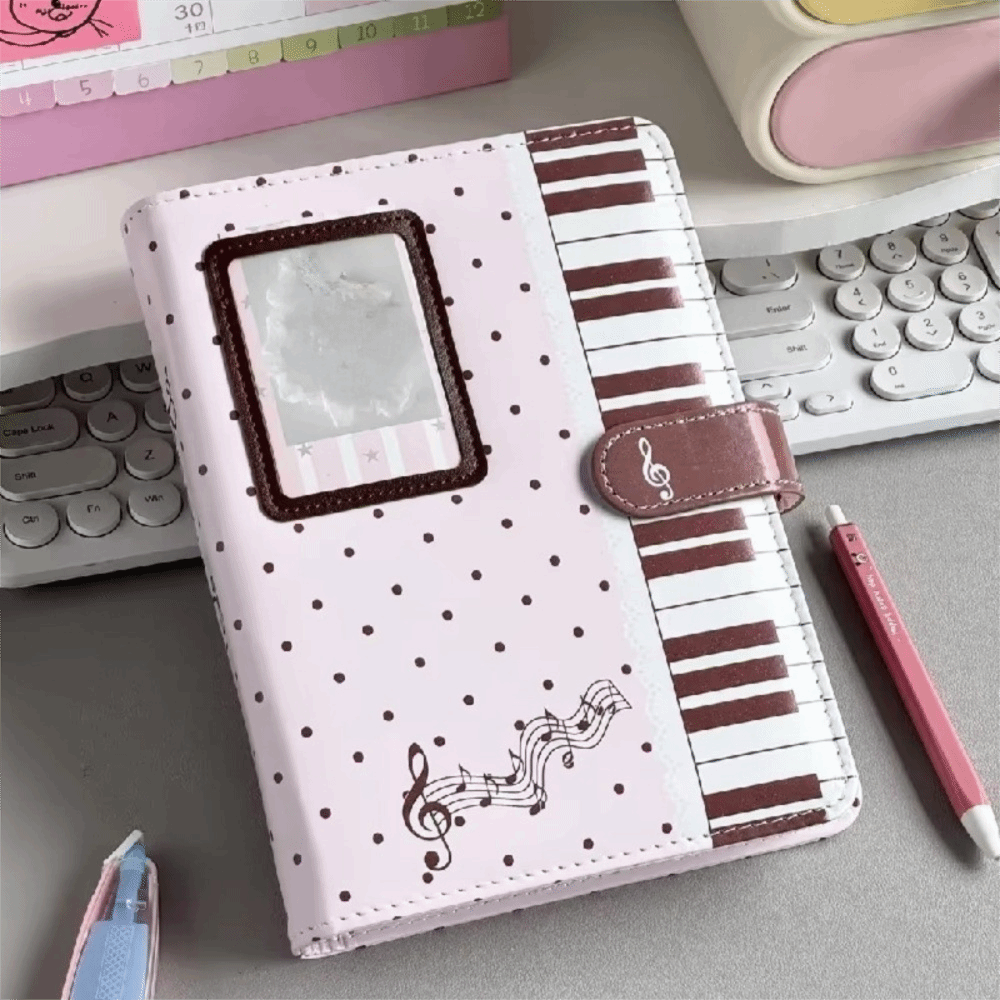Ins Polka Dot Piano Binder Not - đánh giá và giá Notebook Dotted A5