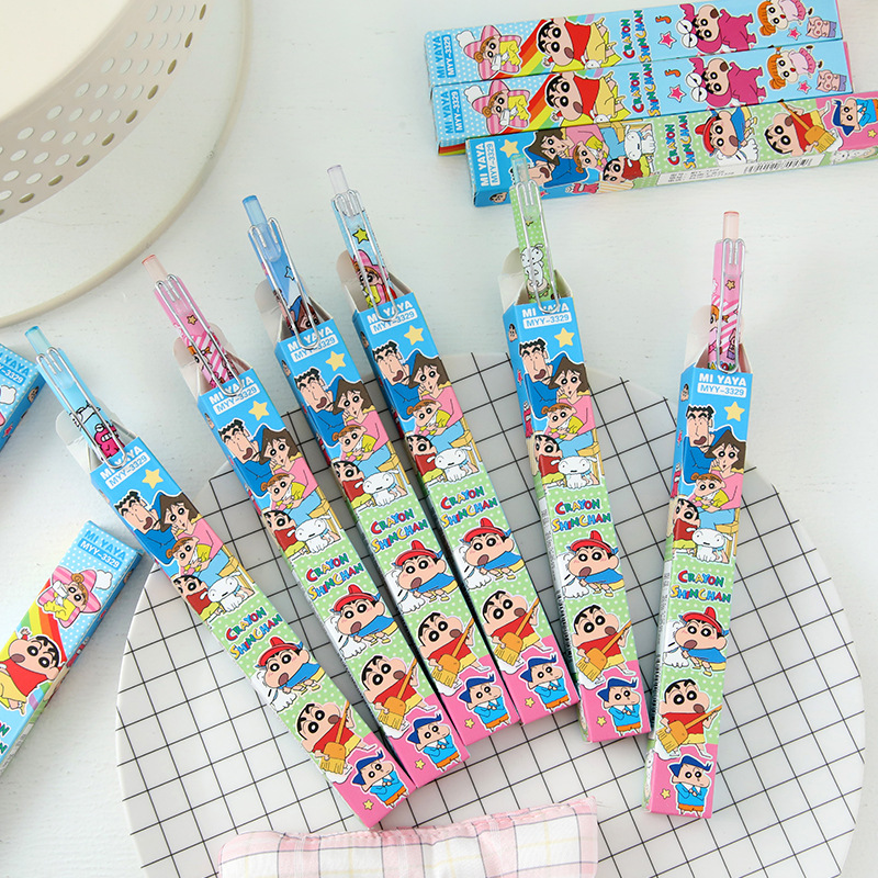 6Pcs Cartoon Crayon Shin-Chan  - đánh giá và giá Stationery Warehouse